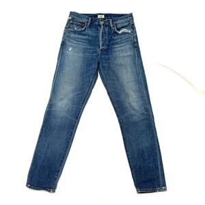 Citizens of Humanity Liya High Rise Classic Fit Crop Premium Vintage Denim
